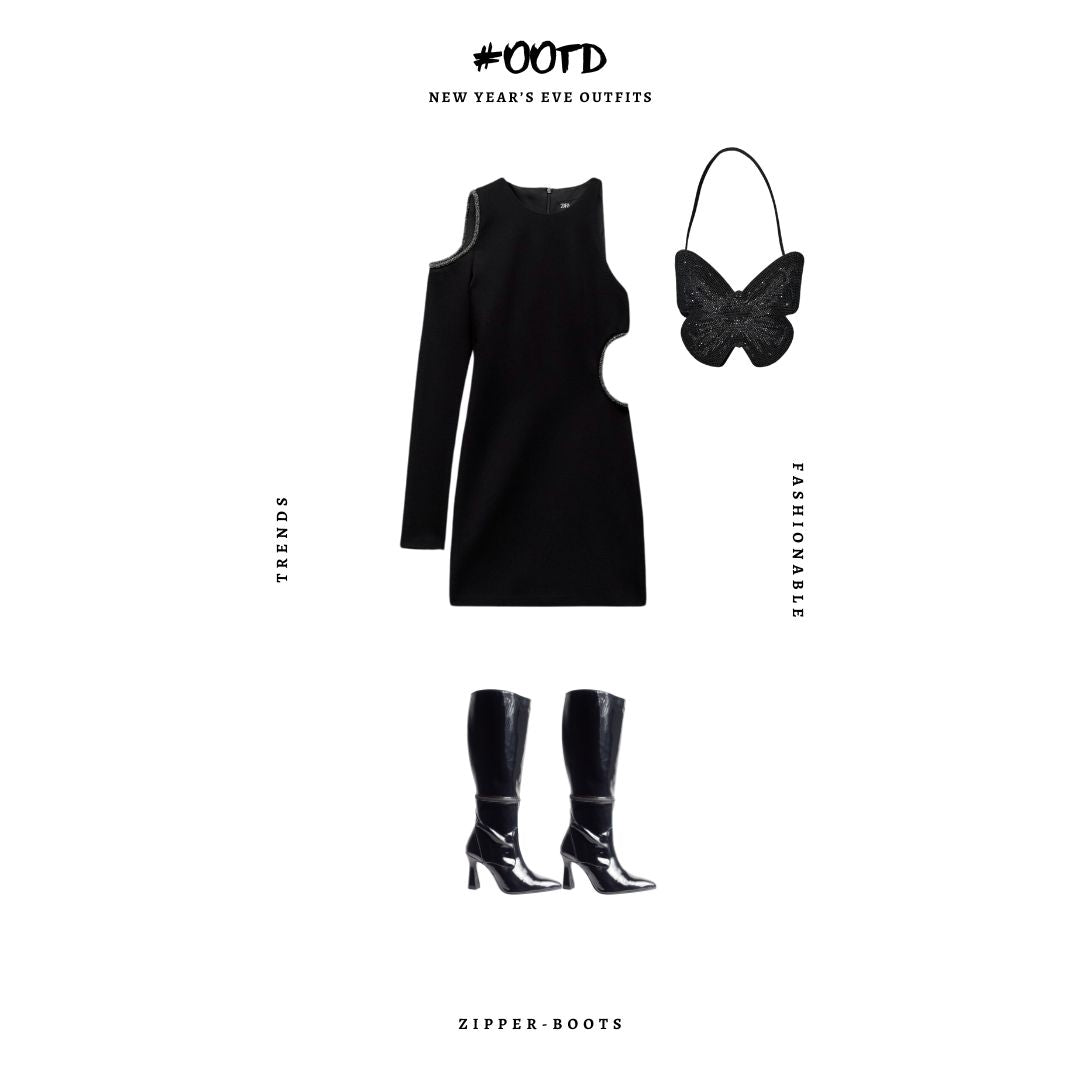 looks Nochevieja Zipper-Boots