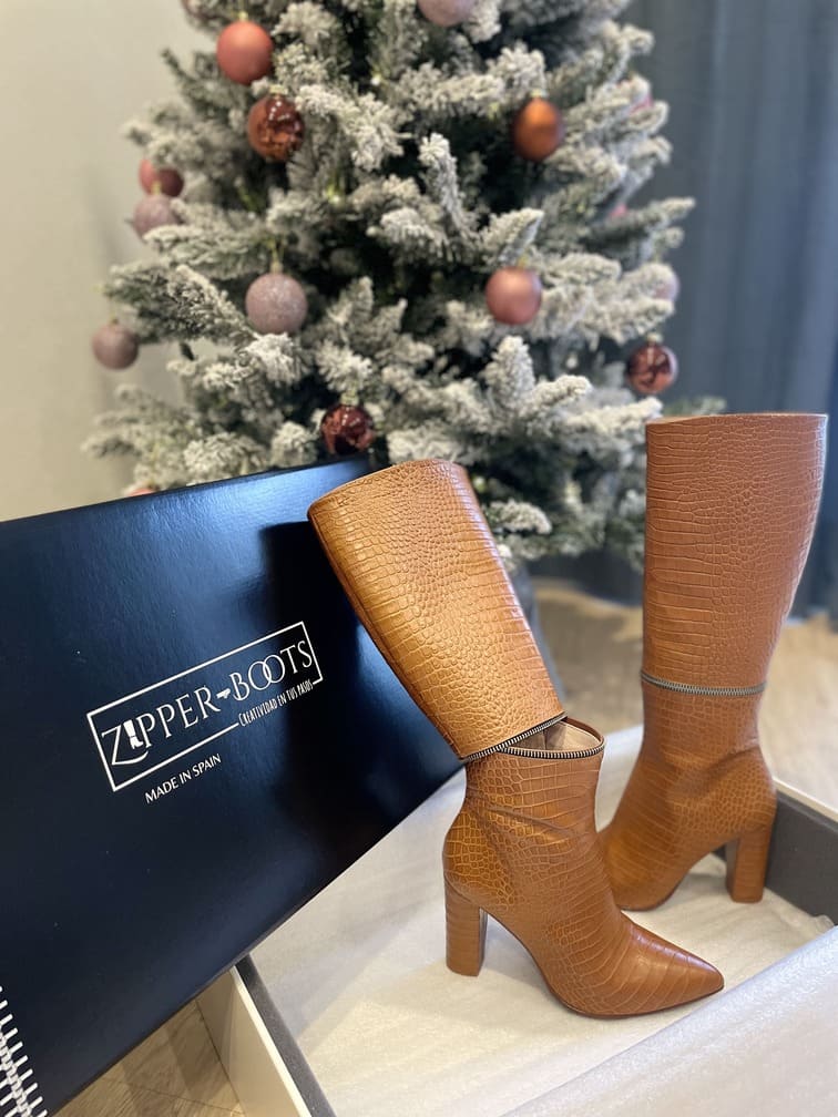 botas mujer camel convertible en botín noche reyes