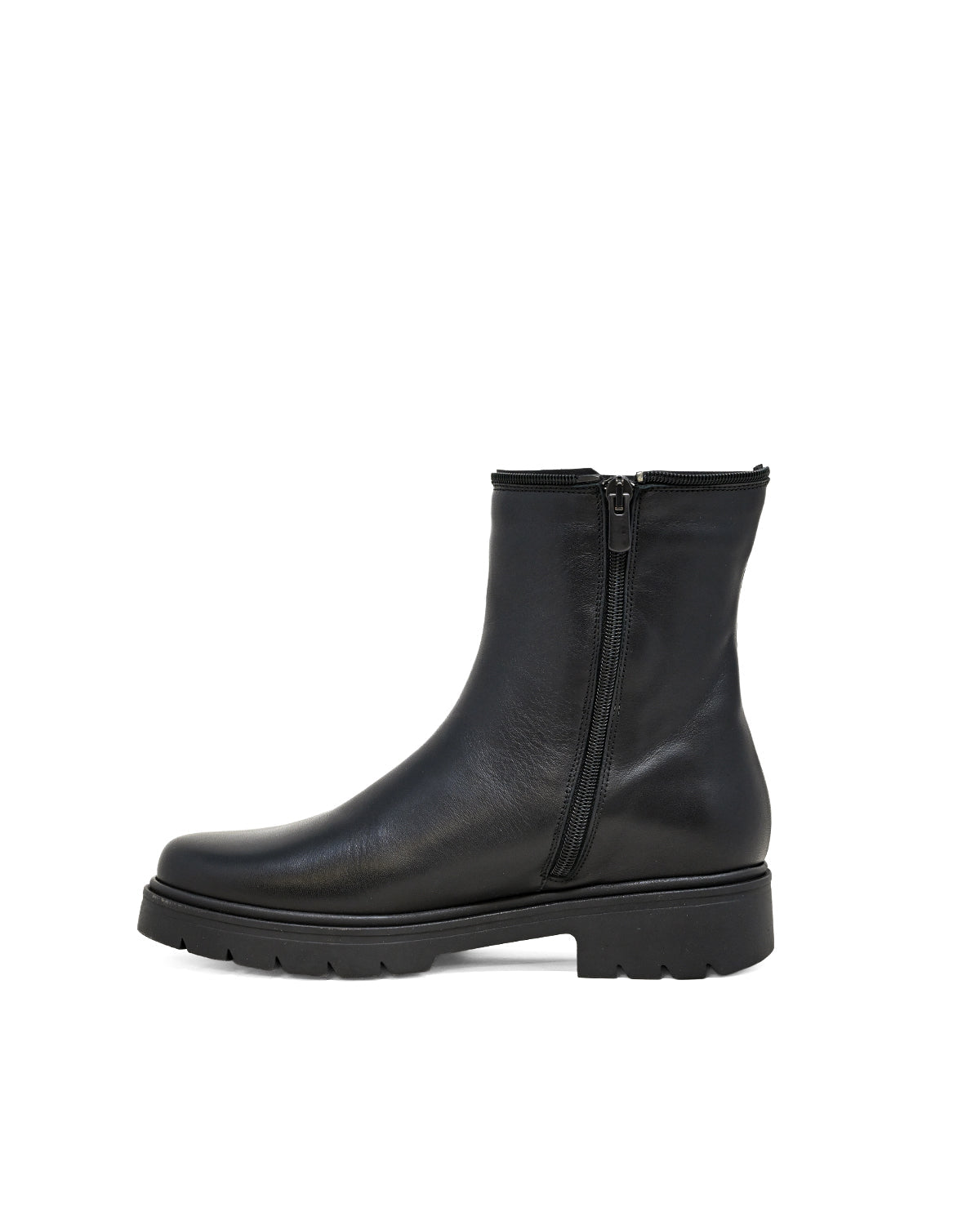 Botas altas convertible en botín- U-BLACK