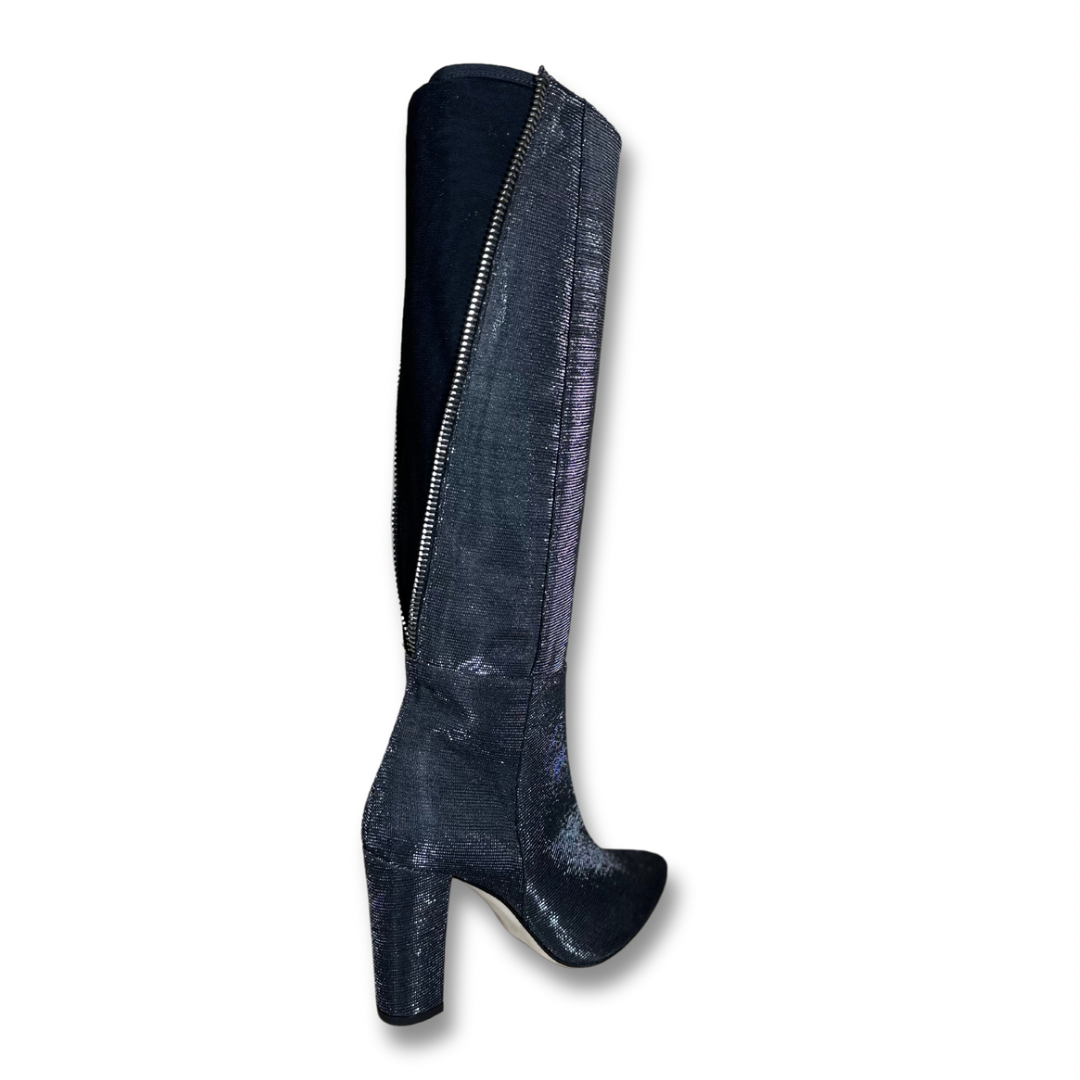 Botas altas de mujer metálicas GLOW