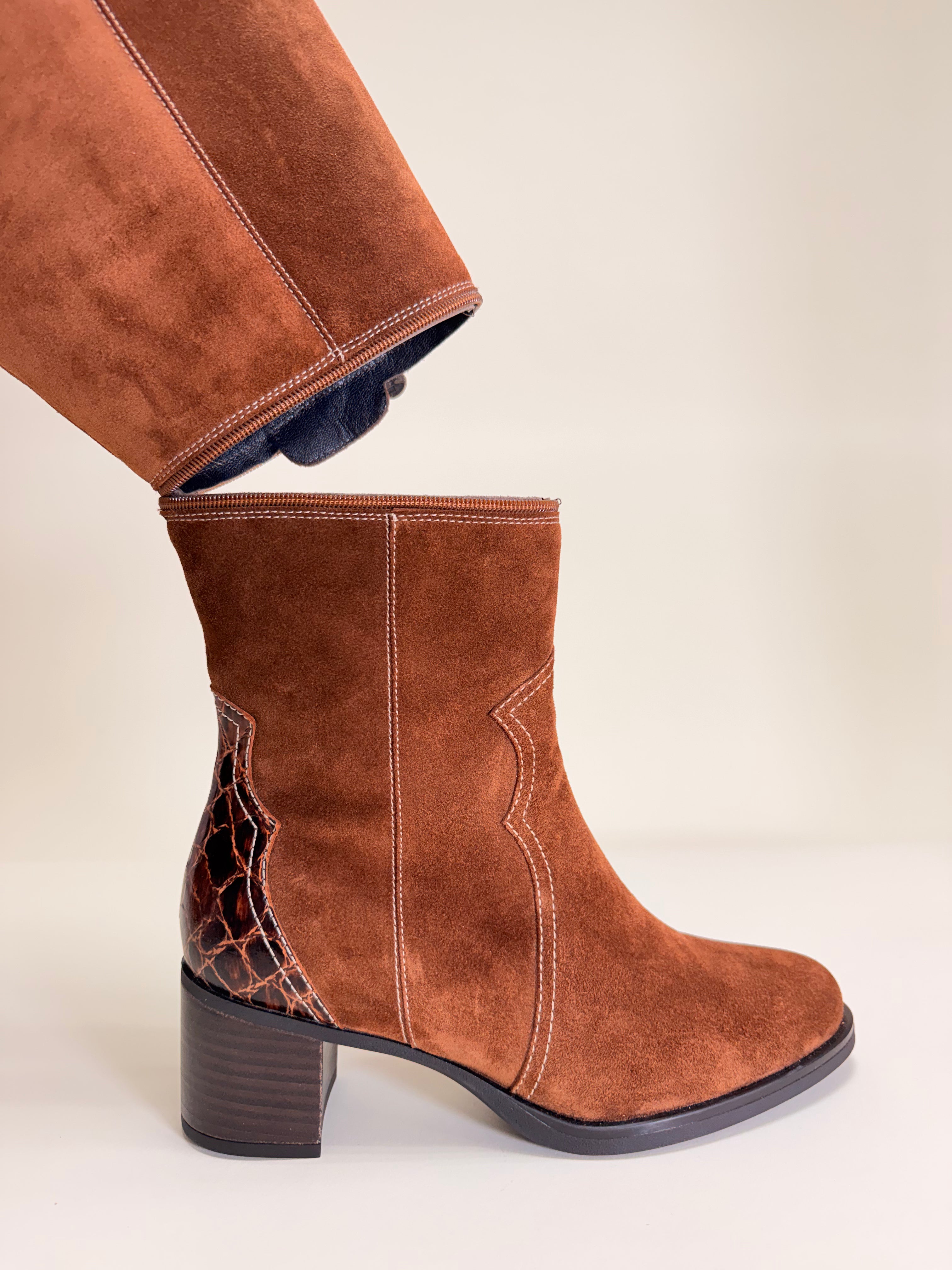 Botas altas convertibles en botín GINGER