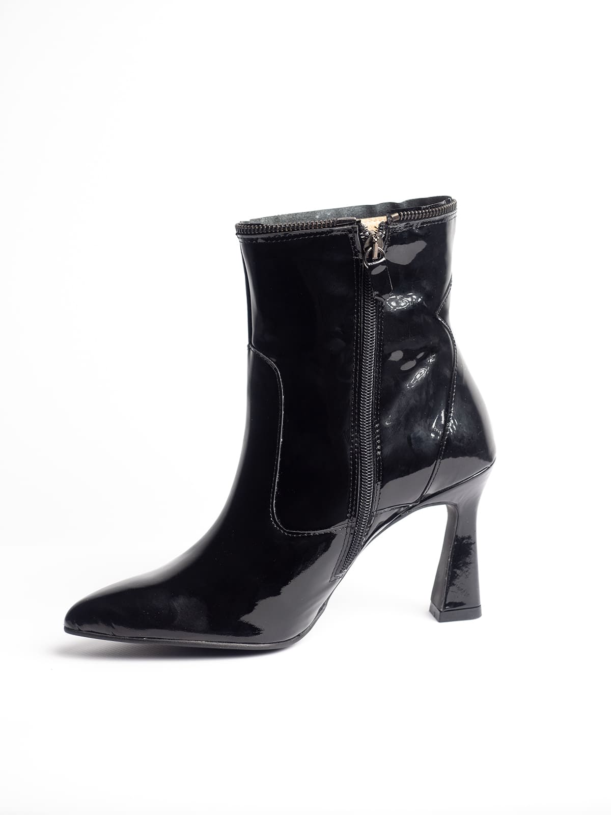 botines mujer charol