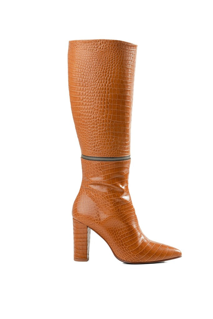 botas mujer altas camel