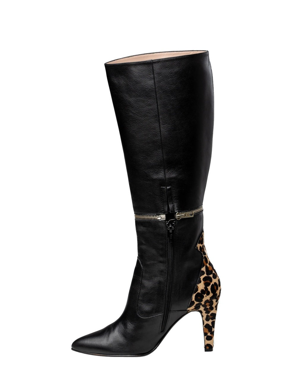 botas altas mujer animal print