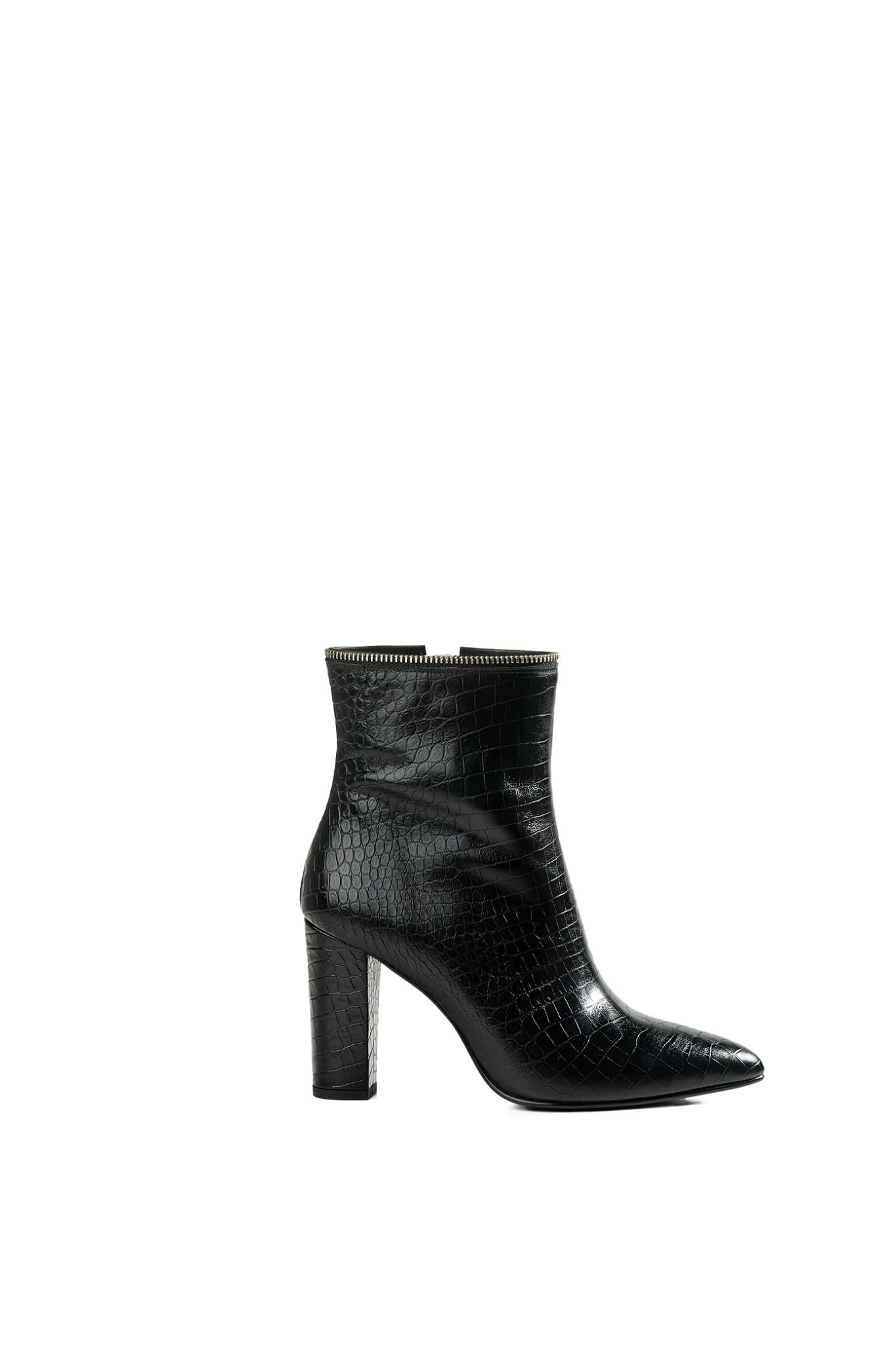 botin negro mujer