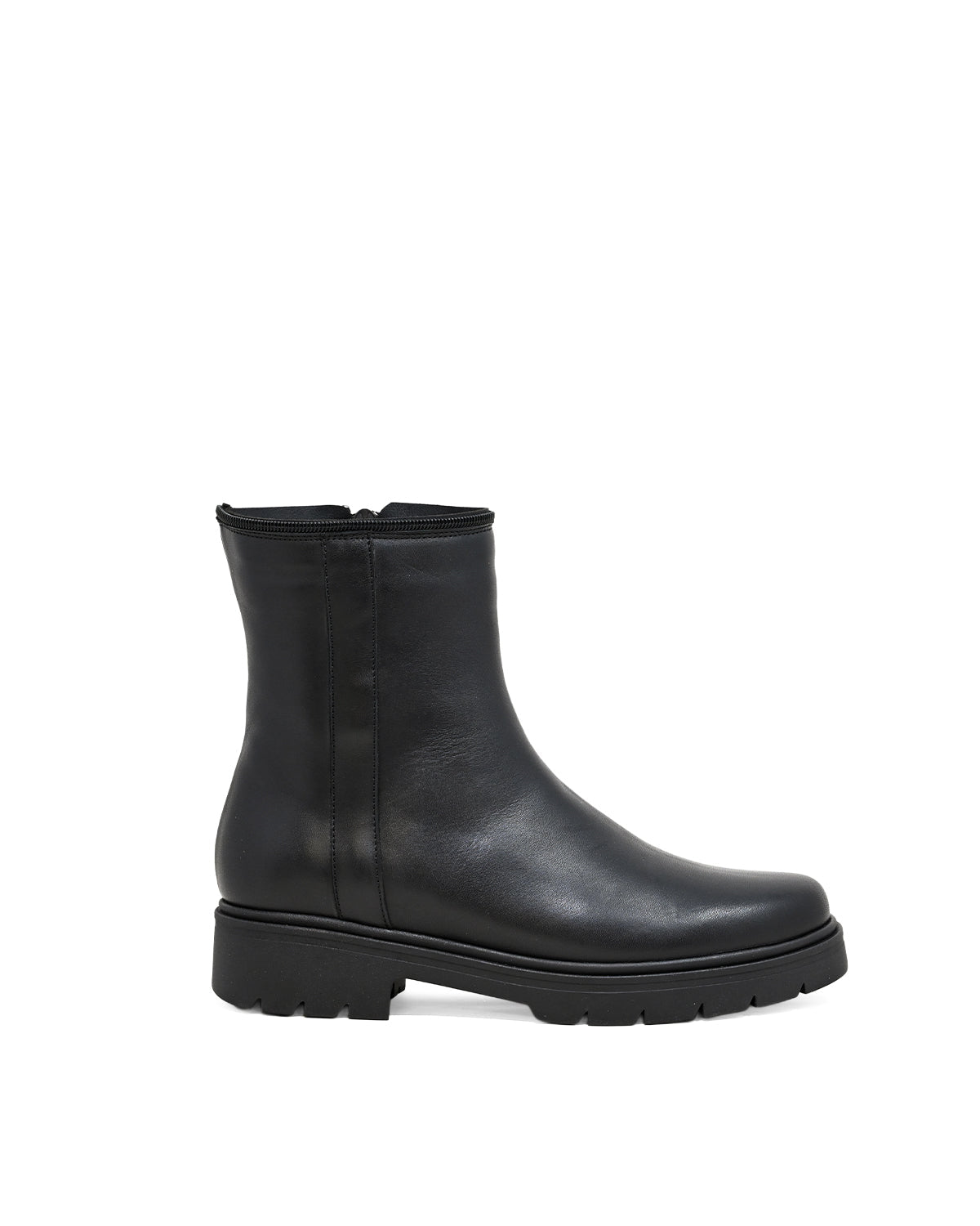 Botas altas convertible en botín- U-BLACK