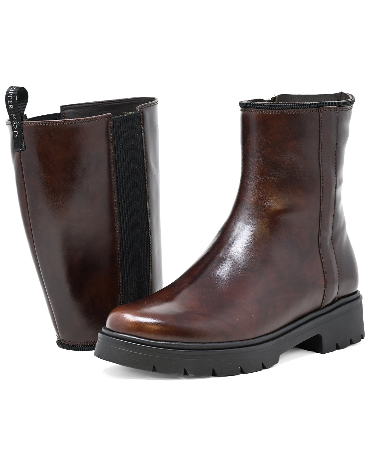 Botas altas convertible en botín- U-COFFEE