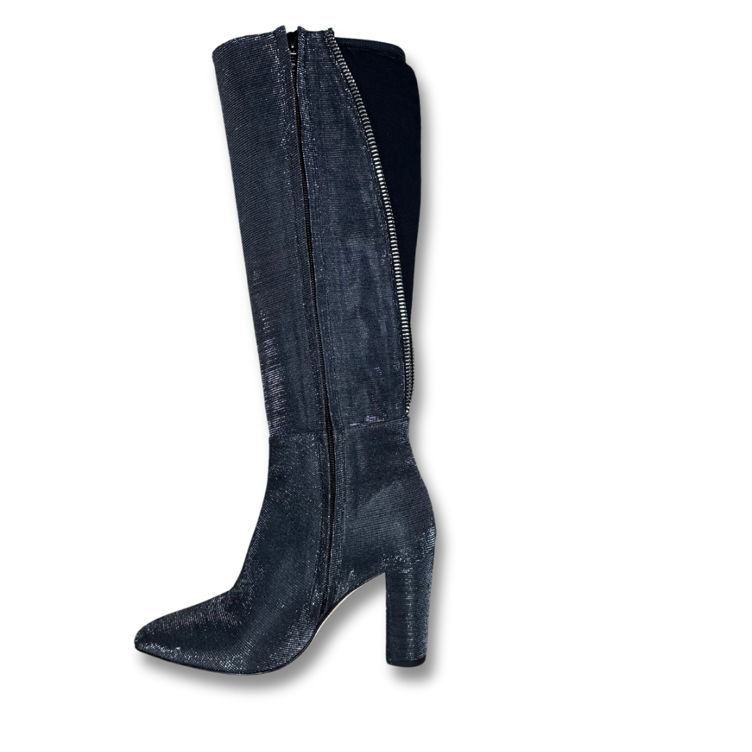 Botas altas de mujer metálicas GLOW