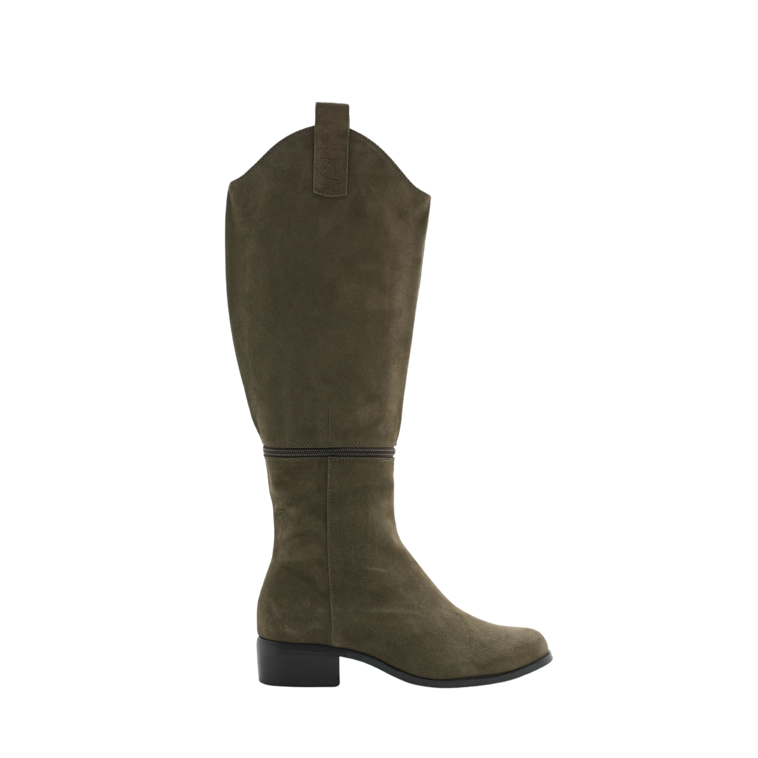 Botas altas convertibles en botín Casual-Forest