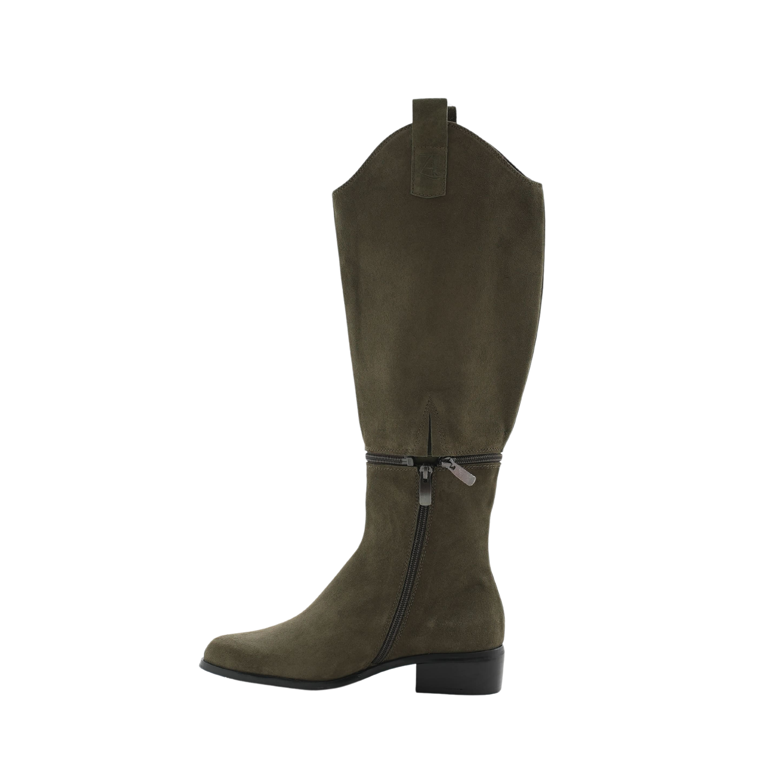 Botas altas convertibles en botín Casual-Forest