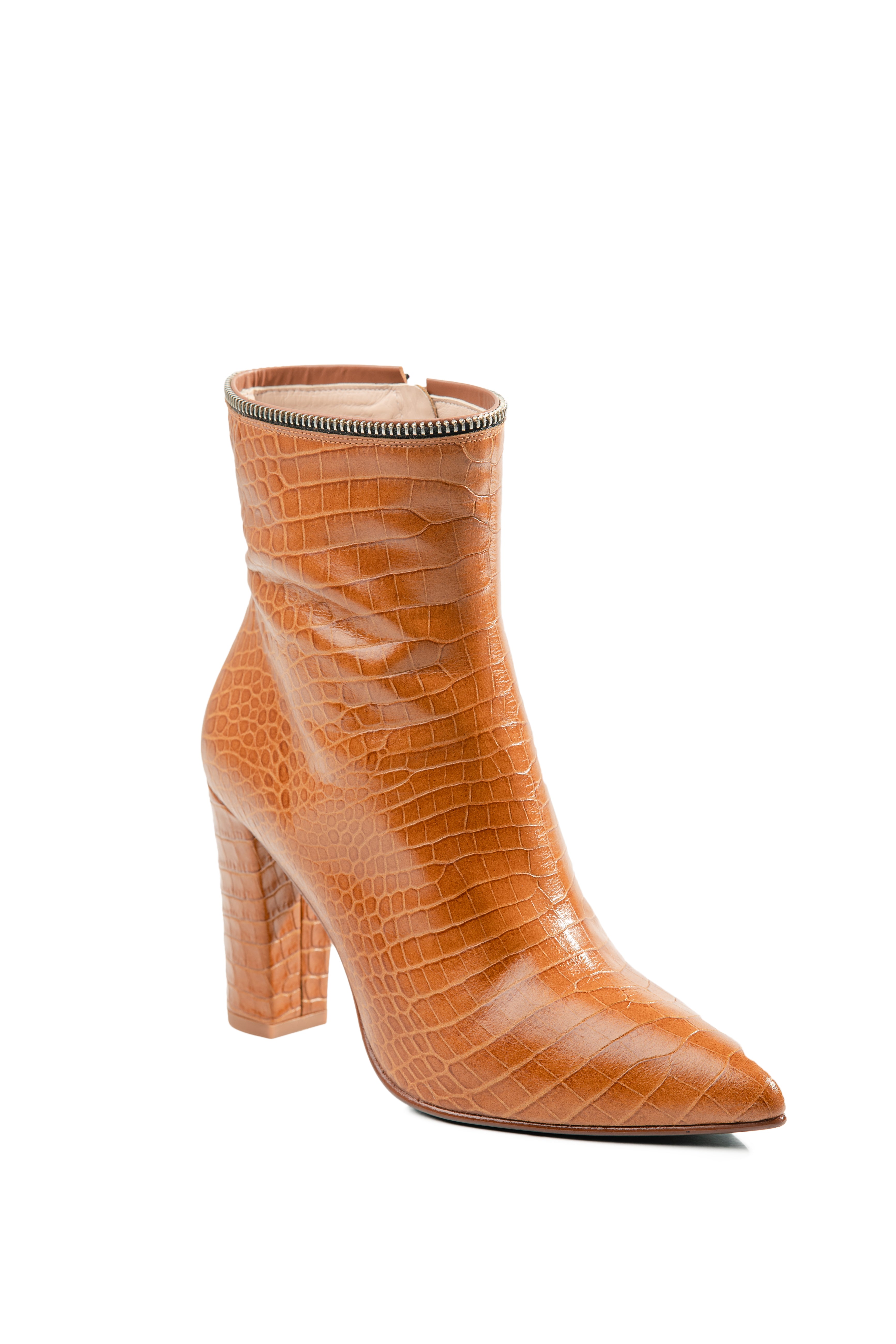 Botas altas convertibles en botín-DEJÀ VU CAMEL - SAMPLE SALE